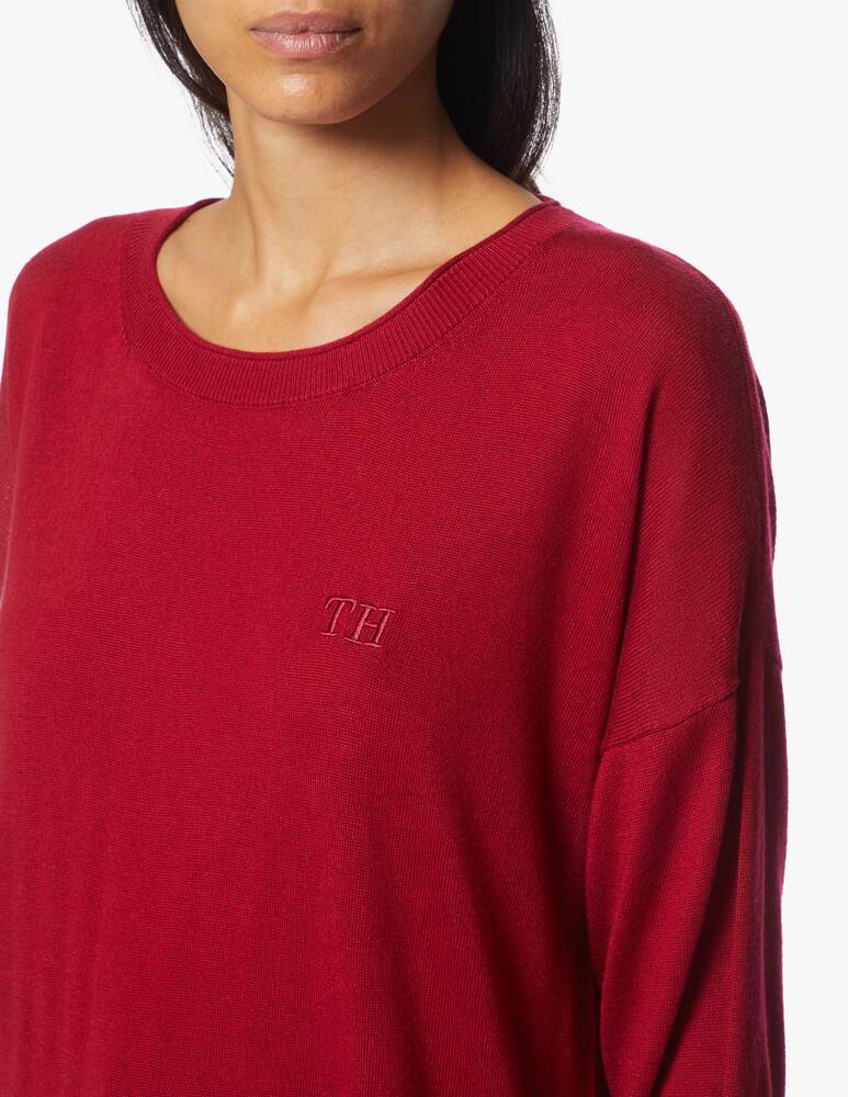 rinascente Tommy Hilfiger Cotton blend boat neck jumper