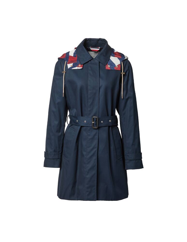 Tommy Hilfiger Cotton hooded trench - picture 1 Tommy Hilfiger Cotton hooded trench - picture 1