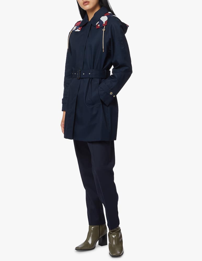 rinascente Tommy Hilfiger Cotton hooded trench