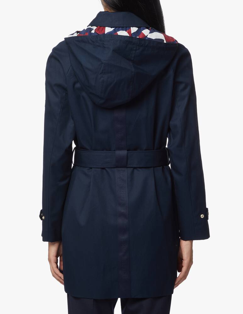 Tommy Hilfiger Cotton hooded trench - picture 3 Tommy Hilfiger Cotton hooded trench - picture 3