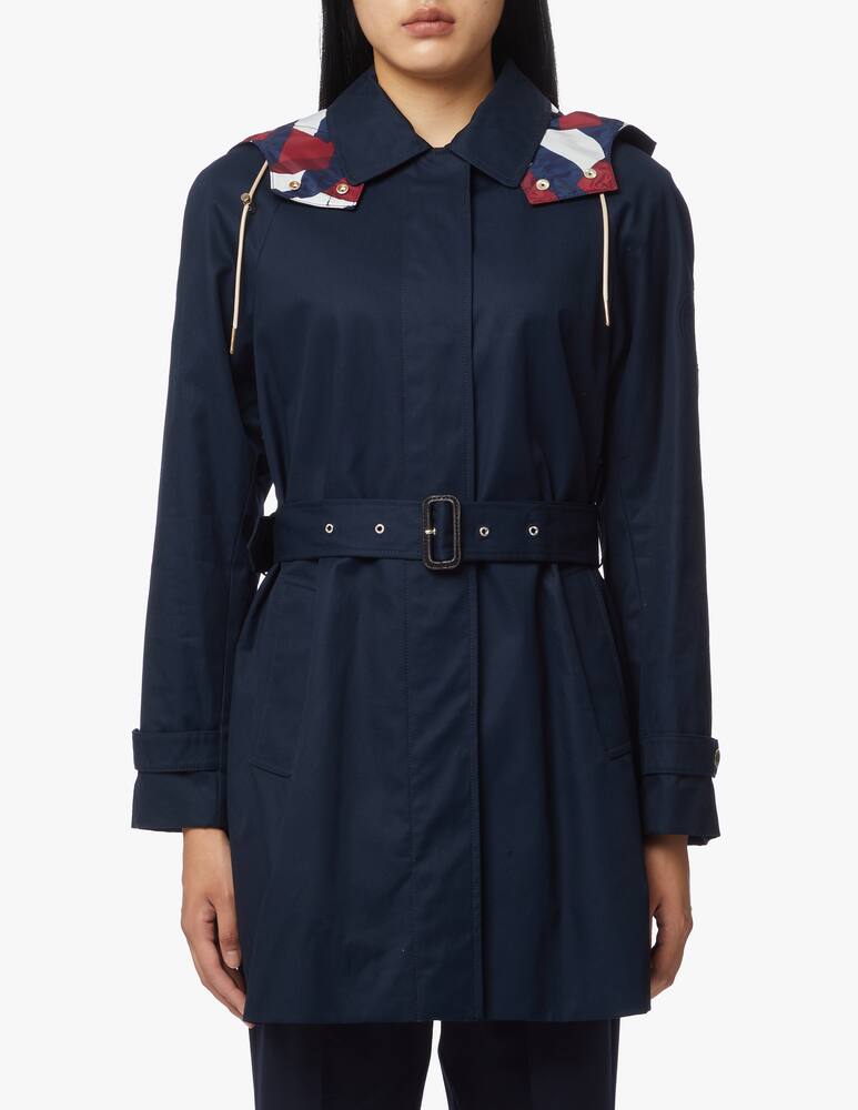 Tommy Hilfiger Cotton hooded trench - picture 4 Tommy Hilfiger Cotton hooded trench - picture 4