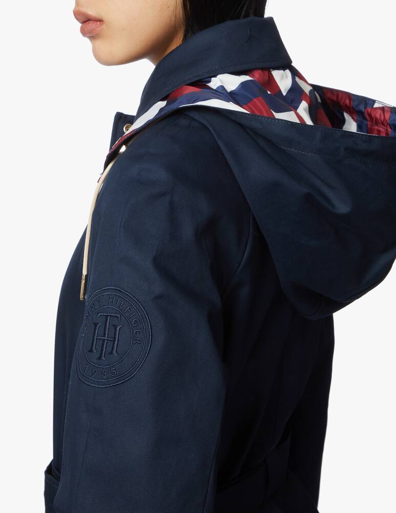 rinascente Tommy Hilfiger Cotton hooded trench