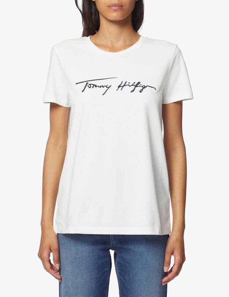 rinascente Tommy Hilfiger T-shirt in cotone con logo