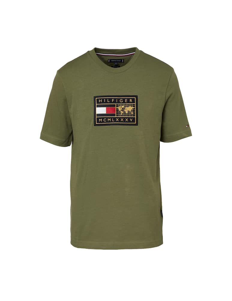 Tommy Hilfiger Maglietta girocollo flag mondo icon - immagine 1 Tommy Hilfiger Maglietta girocollo flag mondo icon - immagine 1