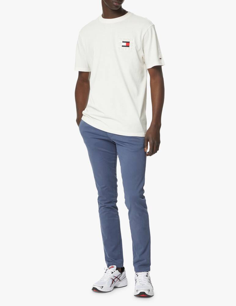 Tommy Hilfiger Satin slim fit bleecker chino - blue - picture 1 Tommy Hilfiger Satin slim fit bleecker chino - blue - picture 1