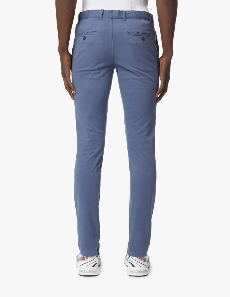 rinascente Tommy Hilfiger Pantalone chino bleecker slim satinato - blu
