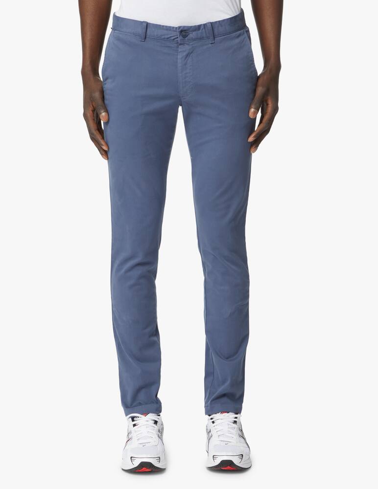 rinascente Tommy Hilfiger Pantalone chino bleecker slim satinato - blu