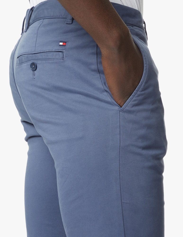 Tommy Hilfiger Satin slim fit bleecker chino - blue - picture 4 Tommy Hilfiger Satin slim fit bleecker chino - blue - picture 4
