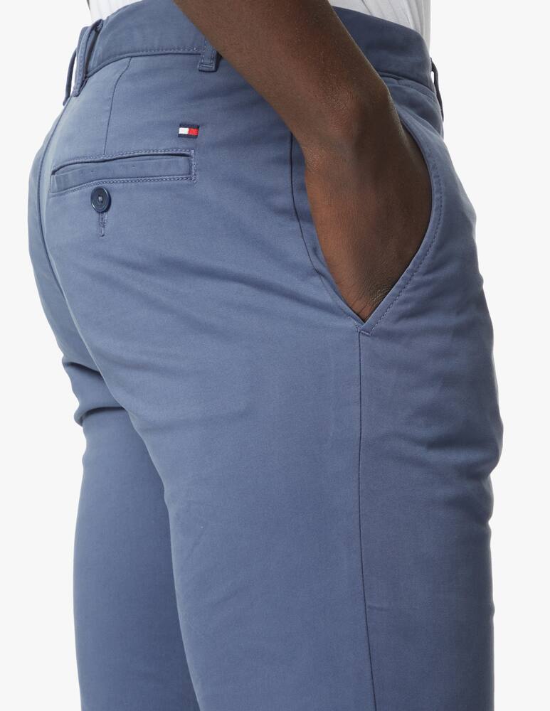 rinascente Tommy Hilfiger Pantalone chino bleecker slim satinato - blu