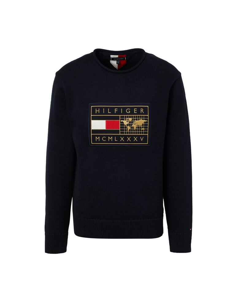 rinascente Tommy Hilfiger Maglione girocollo flag mondo icon