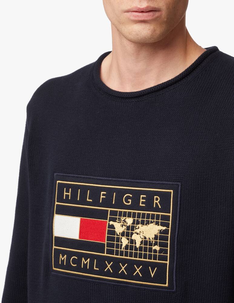 rinascente Tommy Hilfiger Maglione girocollo flag mondo icon