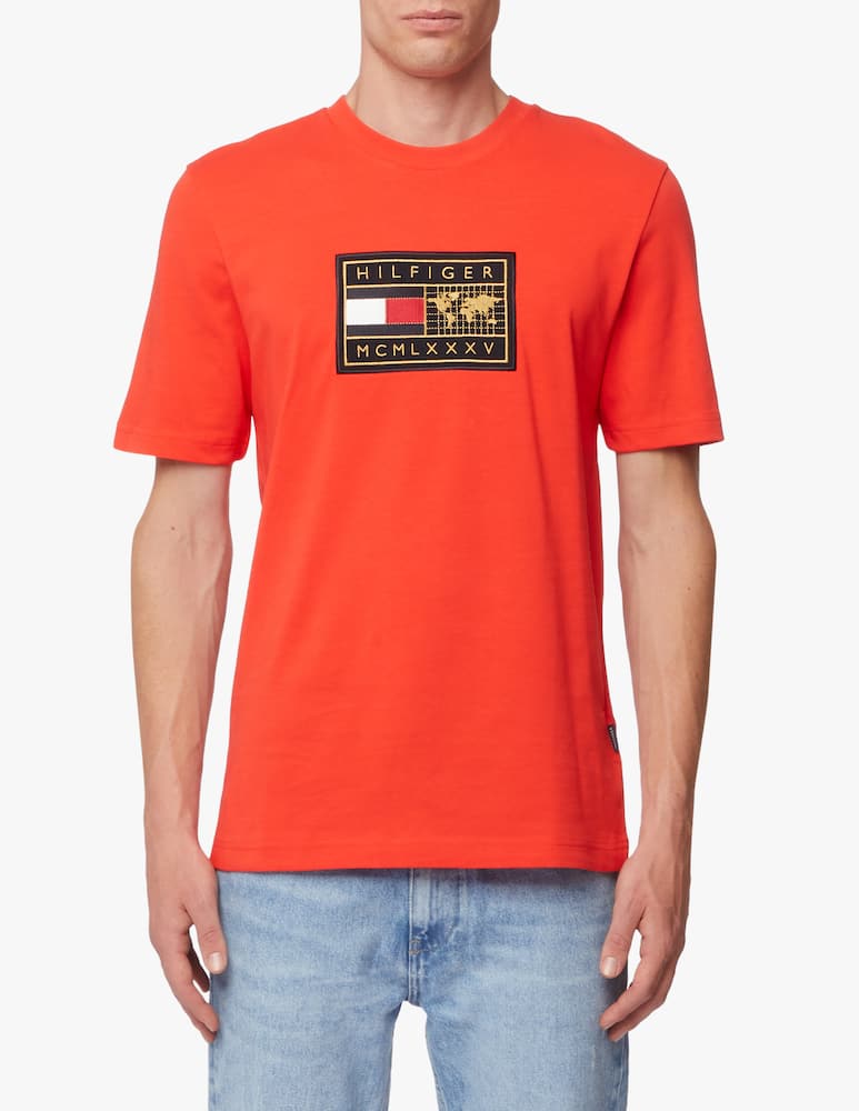 rinascente Tommy Hilfiger World flag icon t-shirt