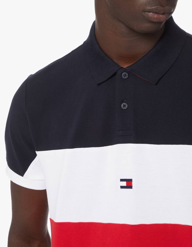 rinascente Tommy Hilfiger Polo manica corta color block