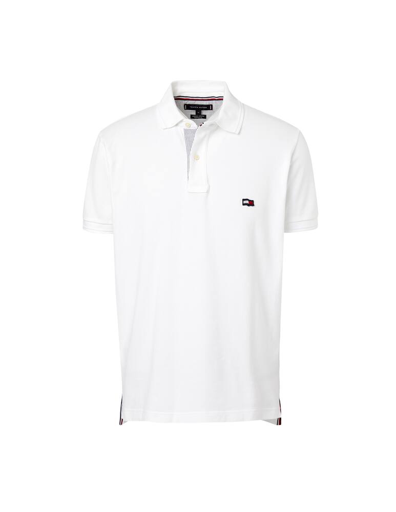 rinascente Tommy Hilfiger Wavy flag short sleeve polo shirt