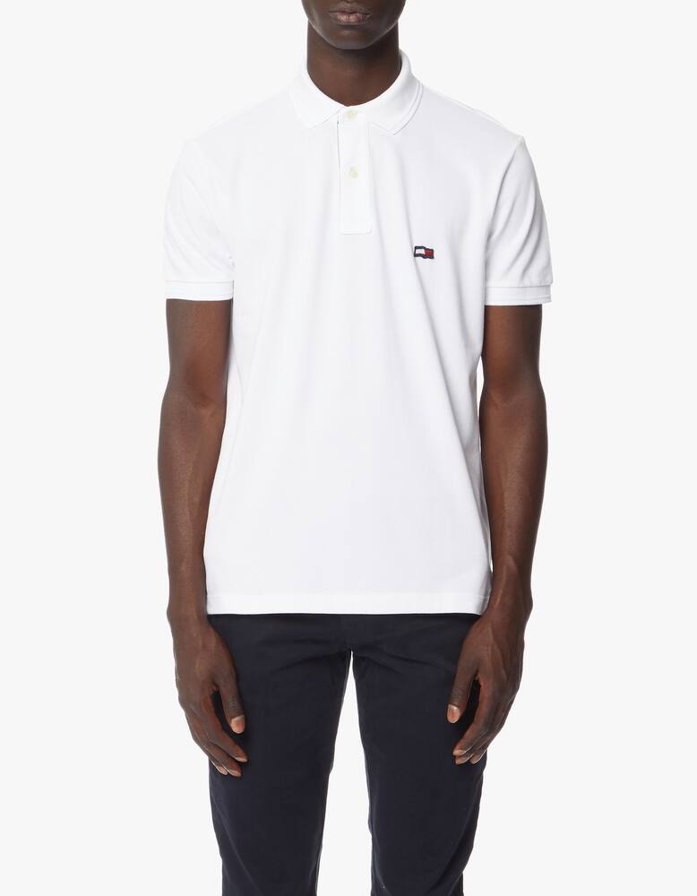 rinascente Tommy Hilfiger Wavy flag short sleeve polo shirt