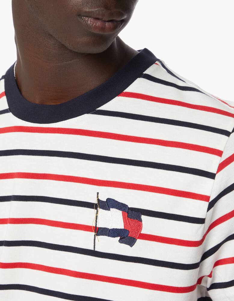 rinascente Tommy Hilfiger Maglietta girocollo righe wavy flag