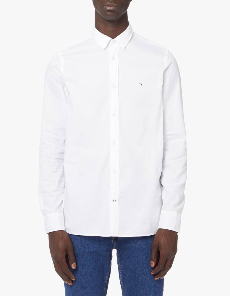 rinascente Tommy Hilfiger Camicia dobby manica lunga slim fit