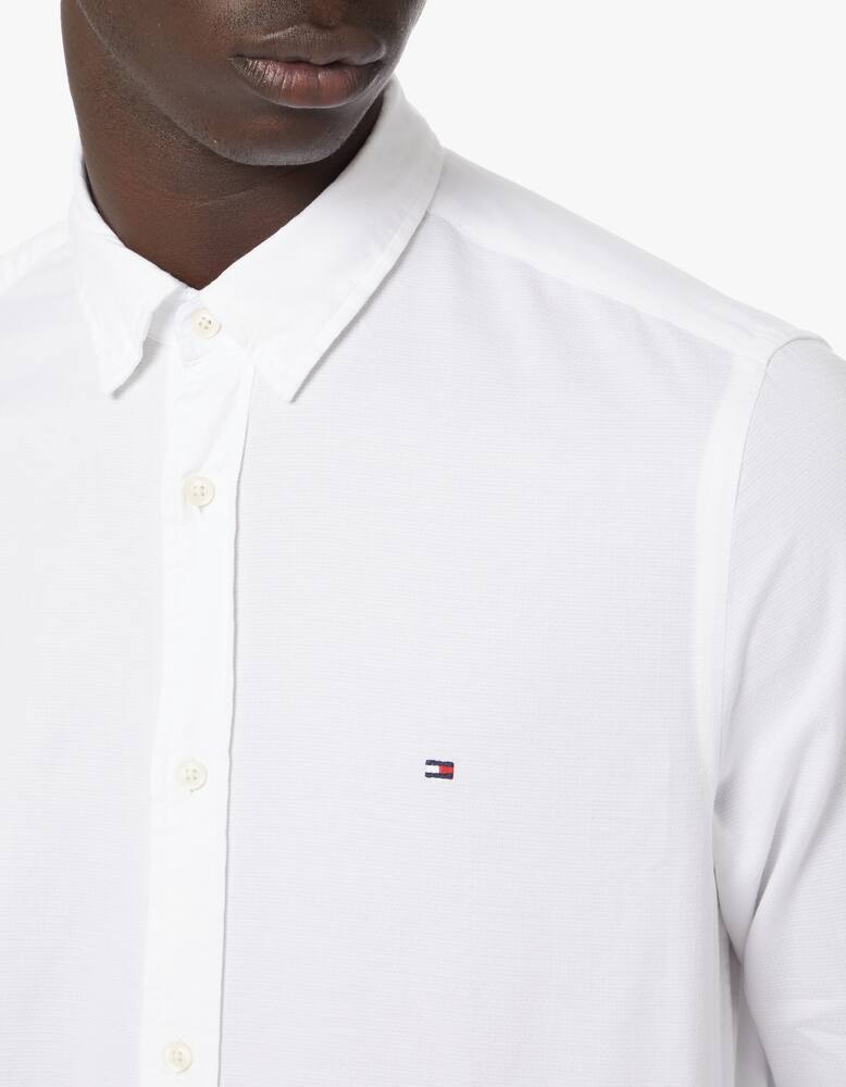 rinascente Tommy Hilfiger Camicia dobby manica lunga slim fit