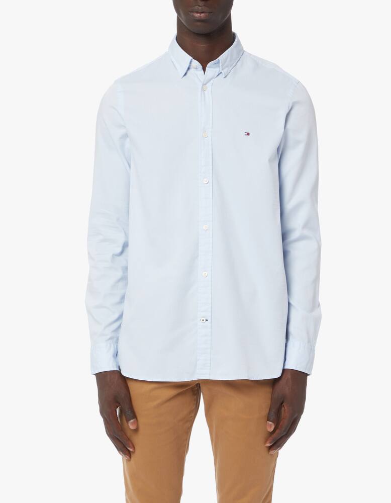 rinascente Tommy Hilfiger Camicia dobby manica lunga slim fit