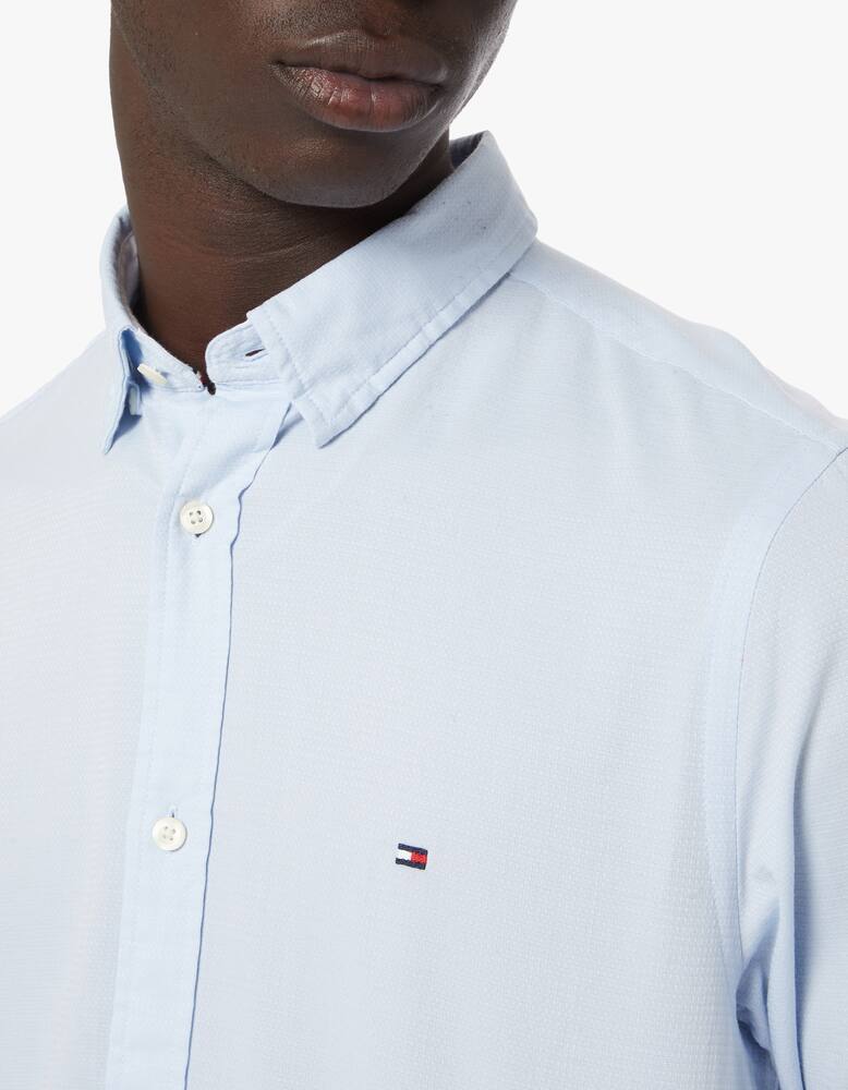 rinascente Tommy Hilfiger Camicia dobby manica lunga slim fit