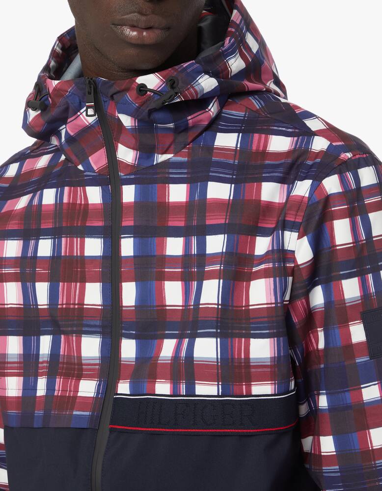 rinascente Tommy Hilfiger Gingham hooded jacket