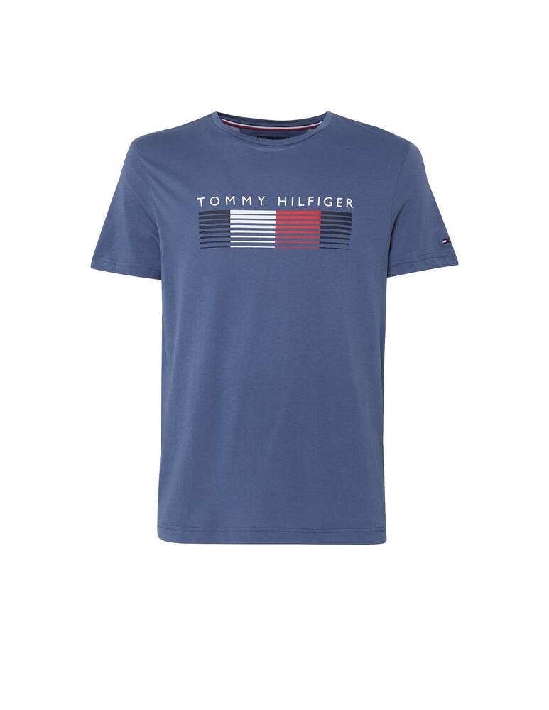 Tommy Hilfiger Maglietta girocollo degrade flag - immagine 1 Tommy Hilfiger Maglietta girocollo degrade flag - immagine 1