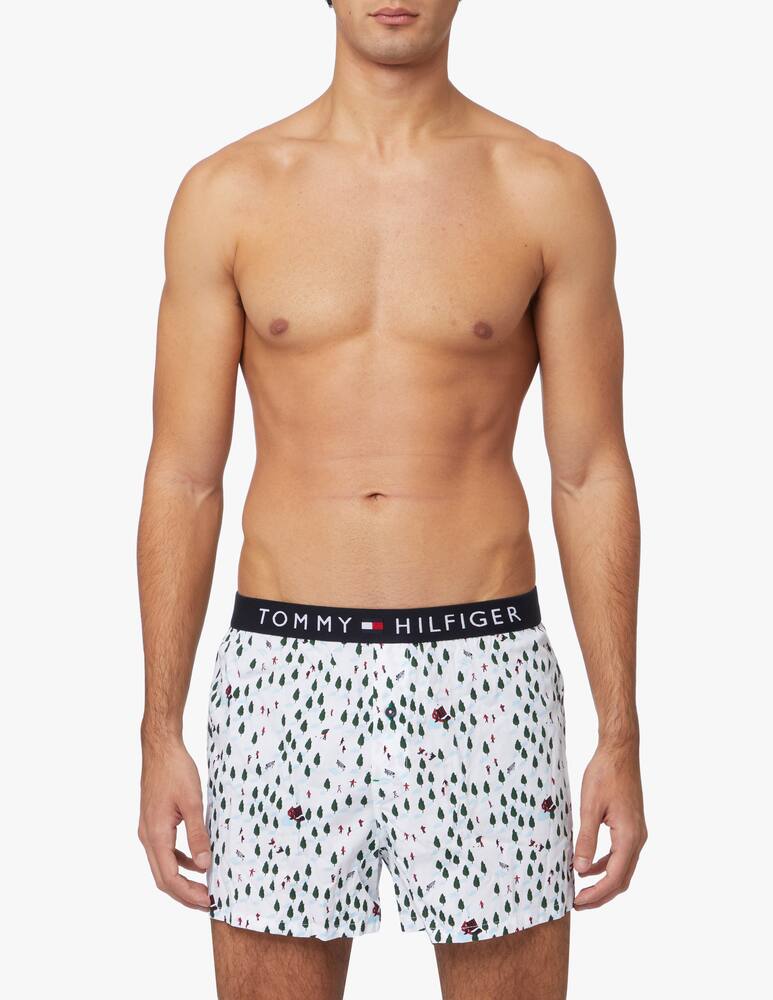 rinascente Tommy Hilfiger Set regalo natale woven boxer e calze