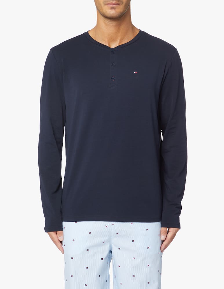 rinascente Tommy Hilfiger Henley pijamas top
