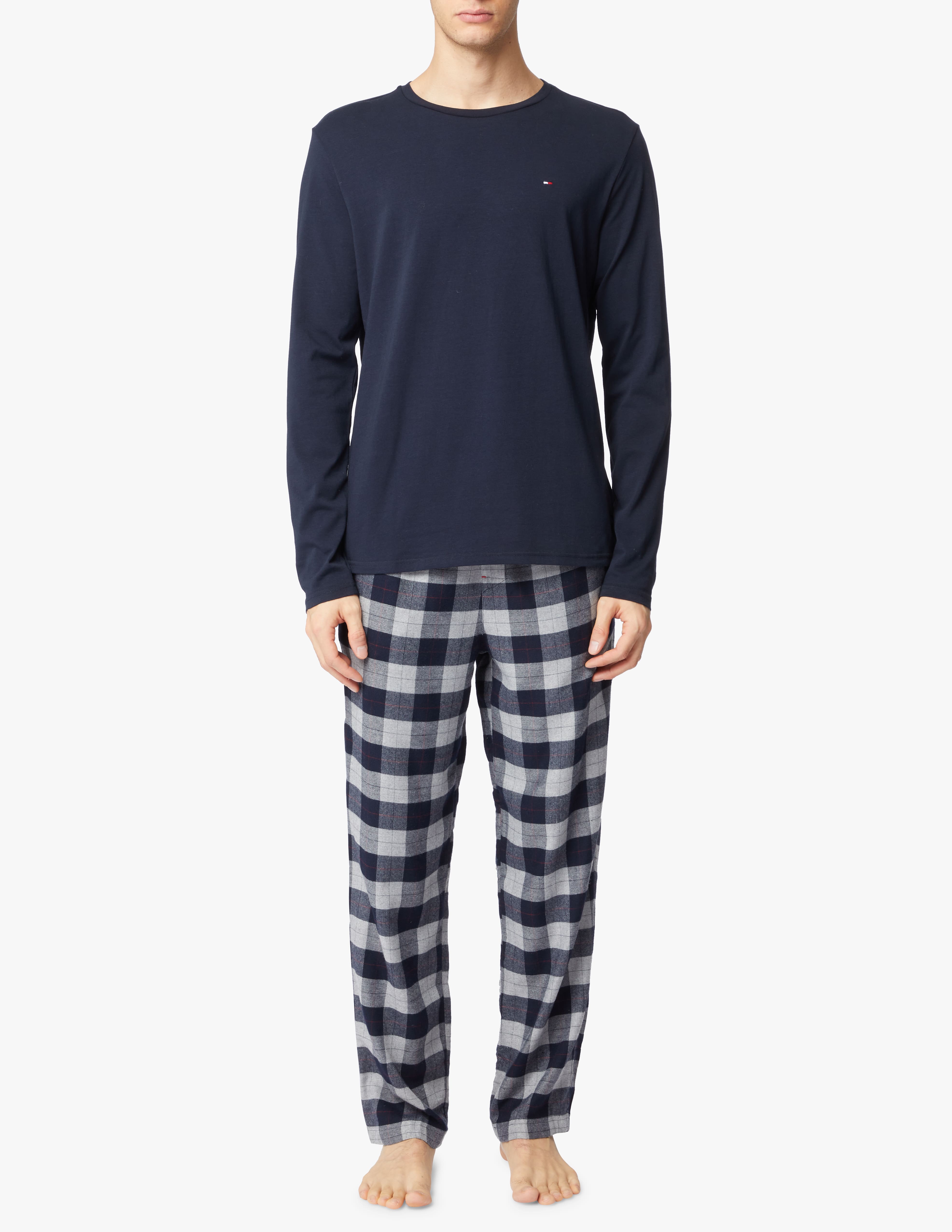 S Uomo Tartan Plaid/Plaid Tommy Hilfiger Flanella Pantalone del Pigiama  lencicol Pantaloni pigiama Pigiami e abbigliamento da notte