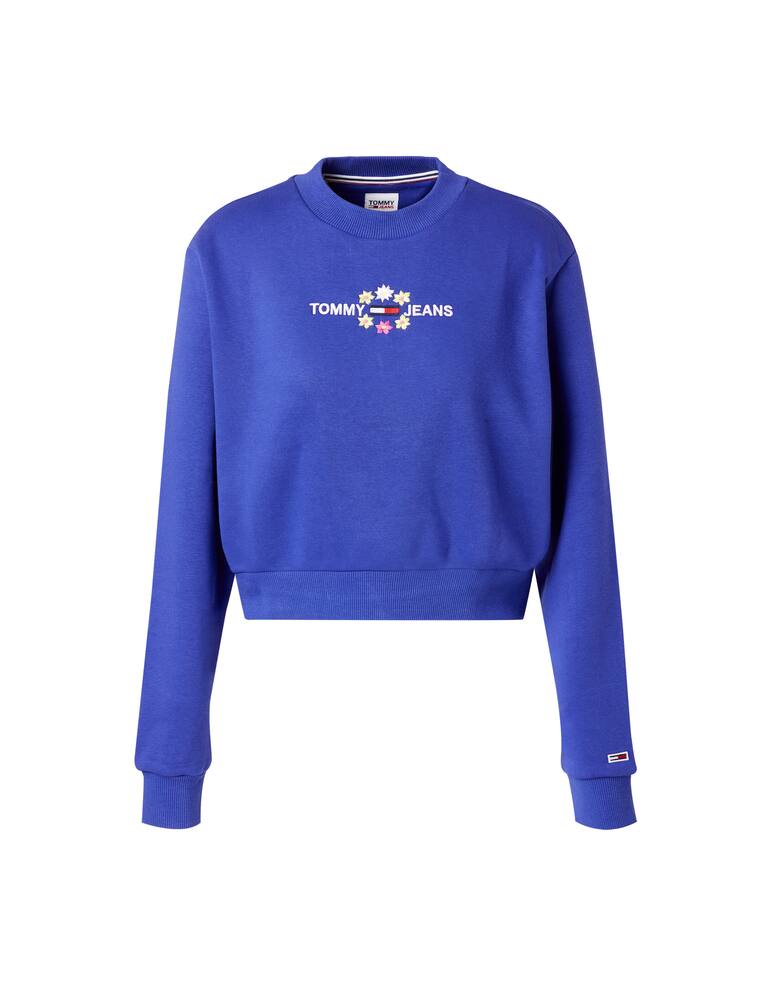 rinascente Tommy Jeans Cotton blend hoodie cropped