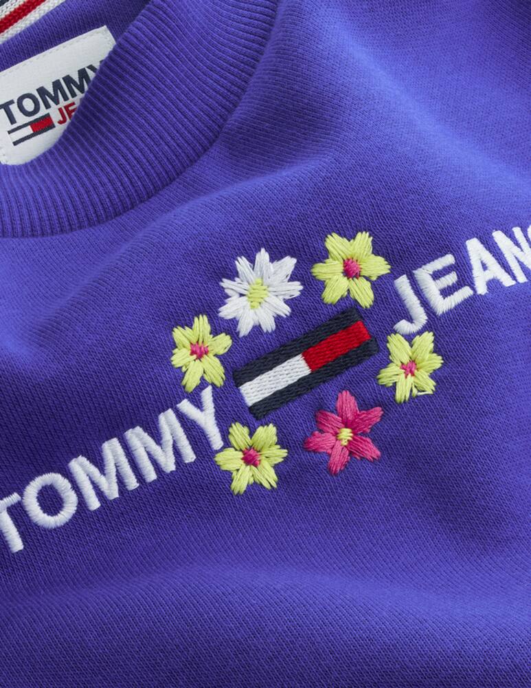 rinascente Tommy Jeans Cotton blend hoodie cropped