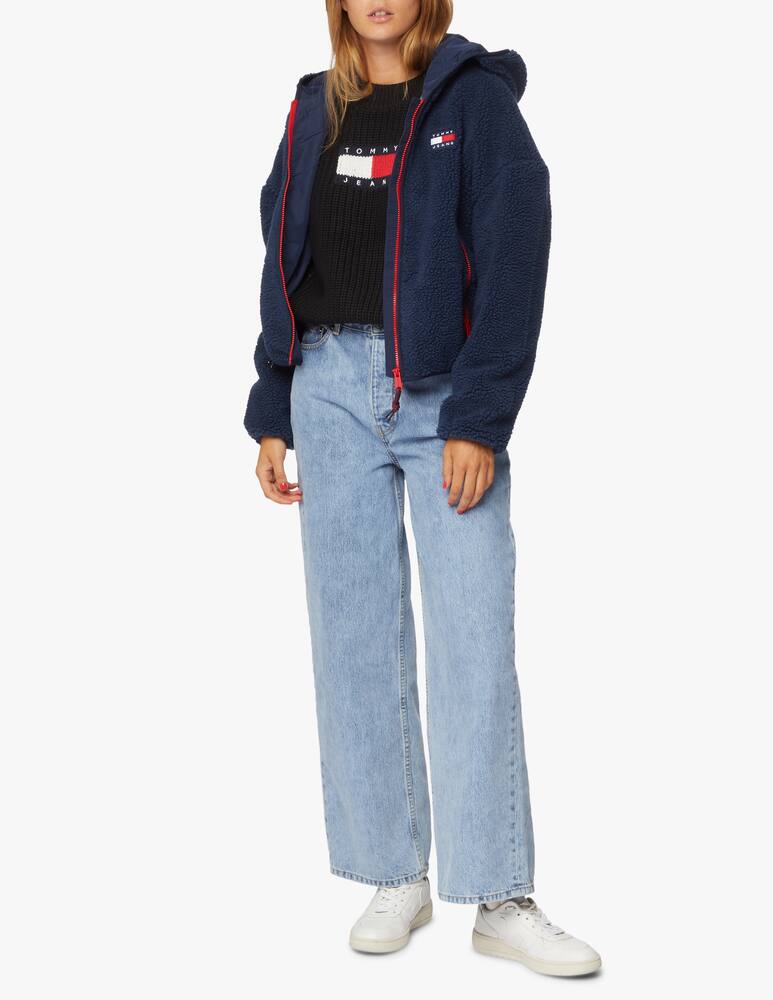 rinascente Tommy Jeans Cappotto teddy con cappuccio
