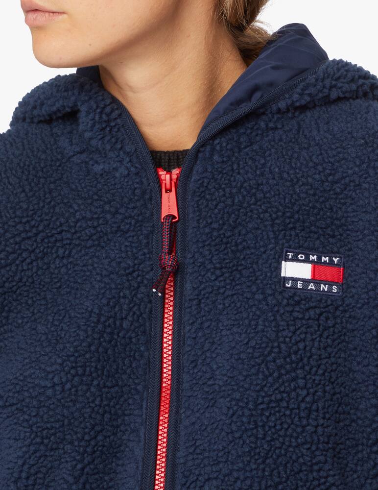 rinascente Tommy Jeans Cappotto teddy con cappuccio
