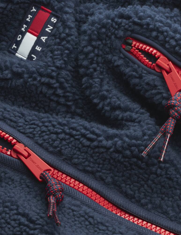 rinascente Tommy Jeans Cappotto teddy con cappuccio