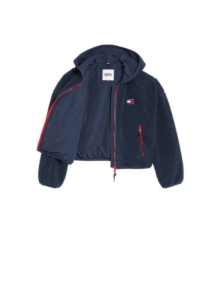 rinascente Tommy Jeans Cappotto teddy con cappuccio