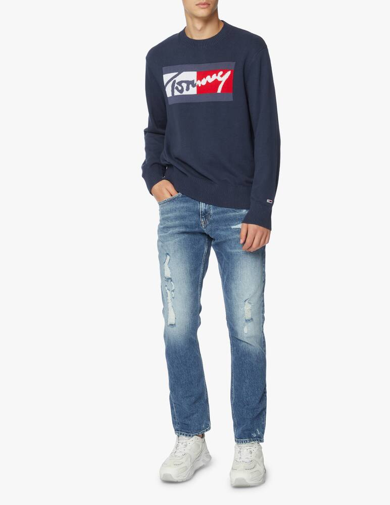 rinascente Tommy Jeans Flag and logo sweatshirt