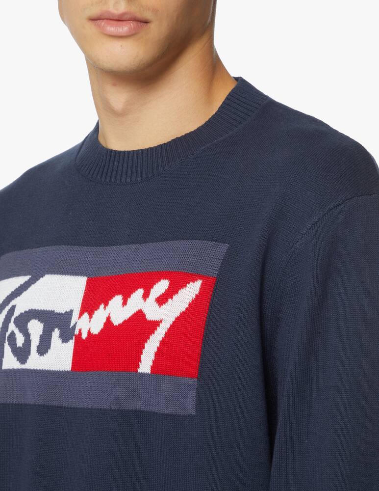 rinascente Tommy Jeans Flag and logo sweatshirt