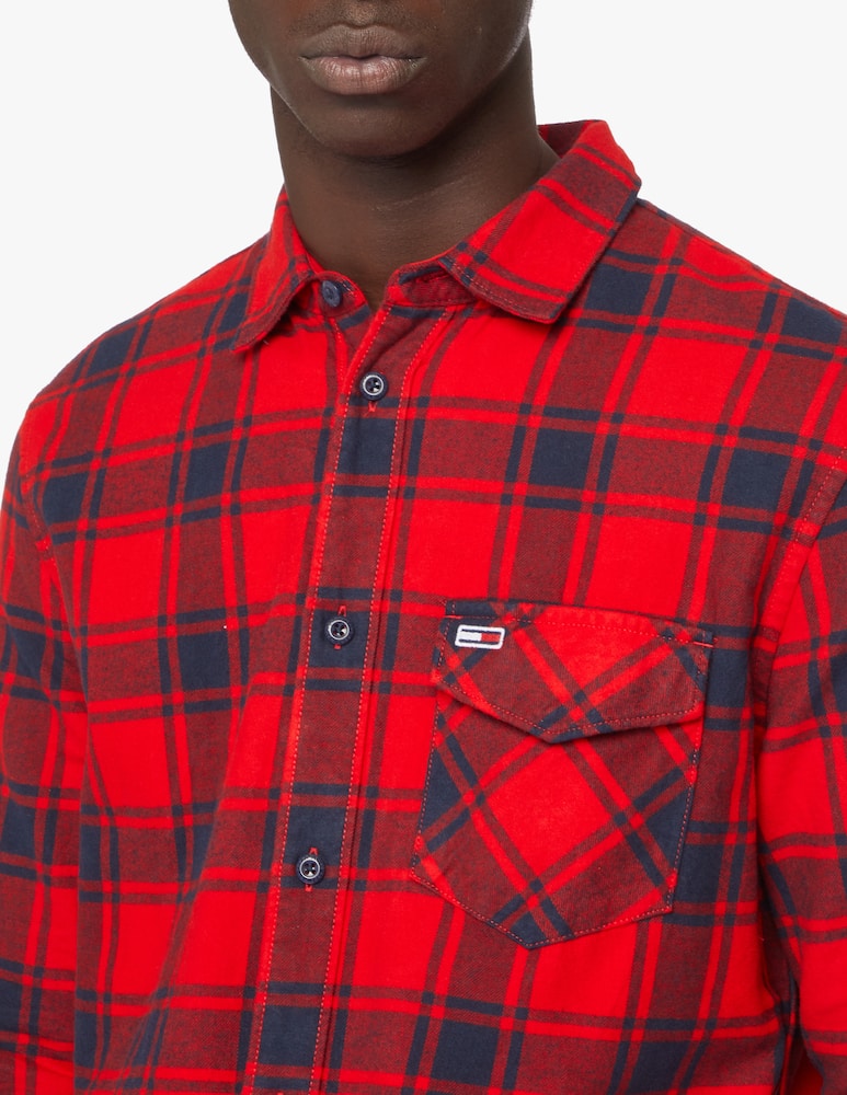 rinascente Tommy Jeans Camicia manica lunga check flanella