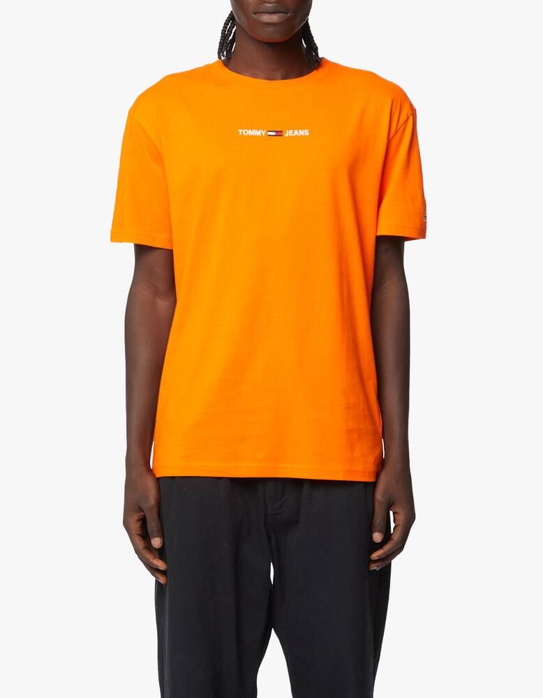 rinascente Tommy Jeans T-shirt con logo ricamato