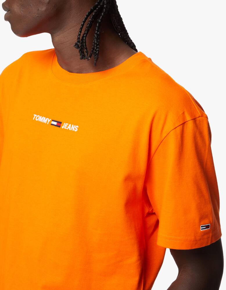 rinascente Tommy Jeans T-shirt con logo ricamato