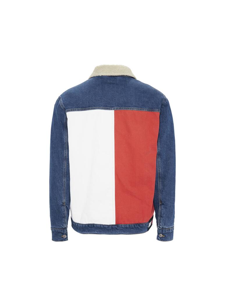 rinascente Tommy Jeans Flag sherpa jacket
