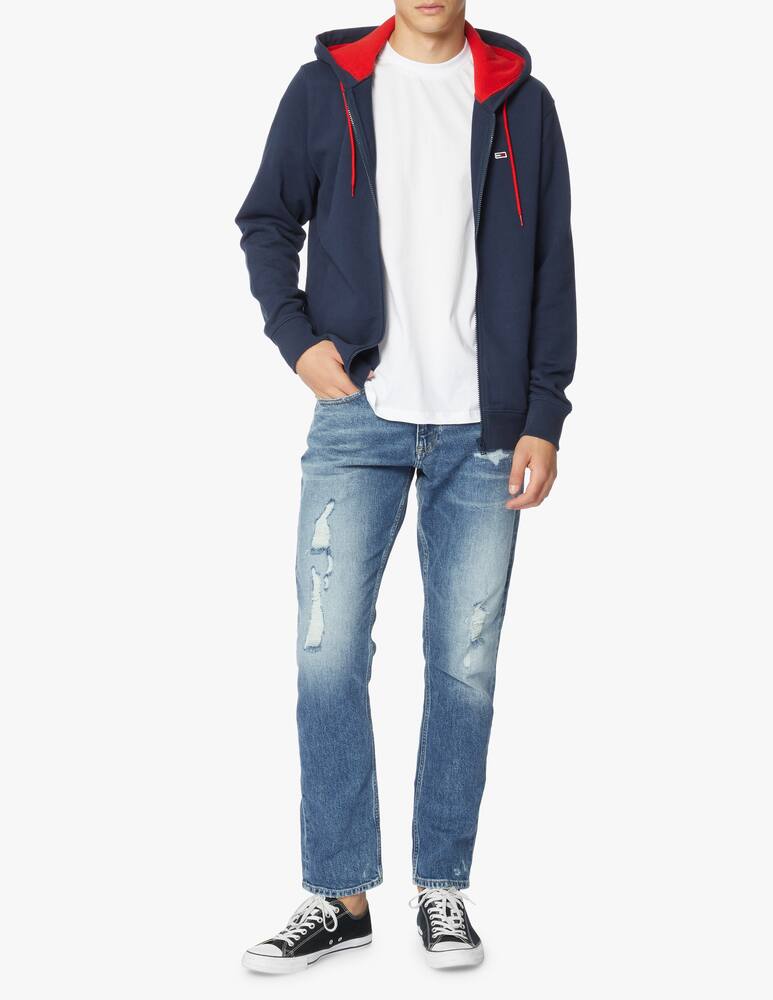 rinascente Tommy Jeans Retro graphic full zip hoodie