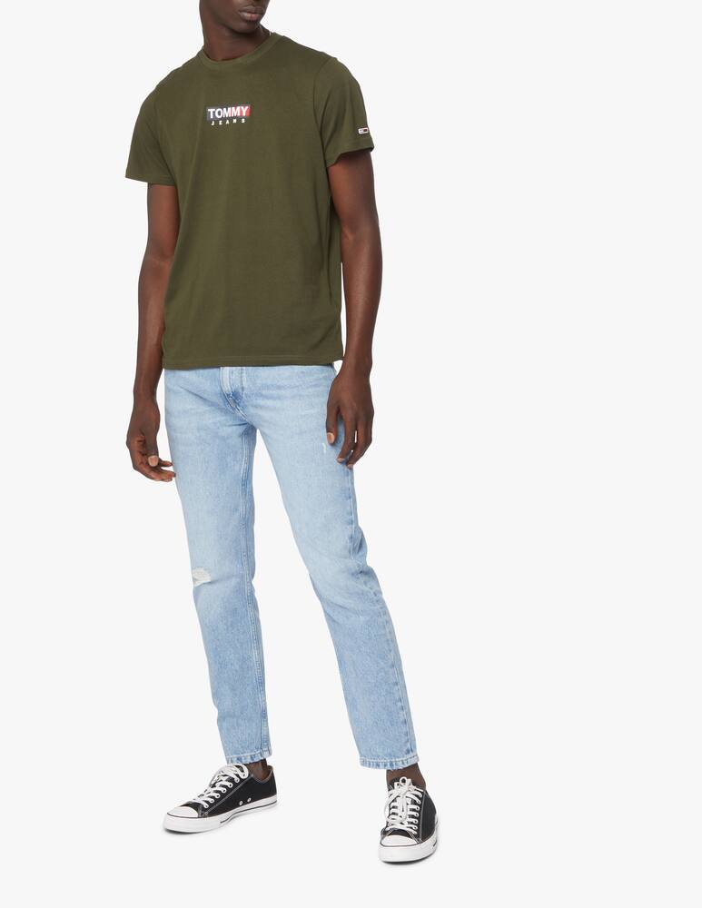 rinascente Tommy Jeans Maglietta girocollo linear logo 