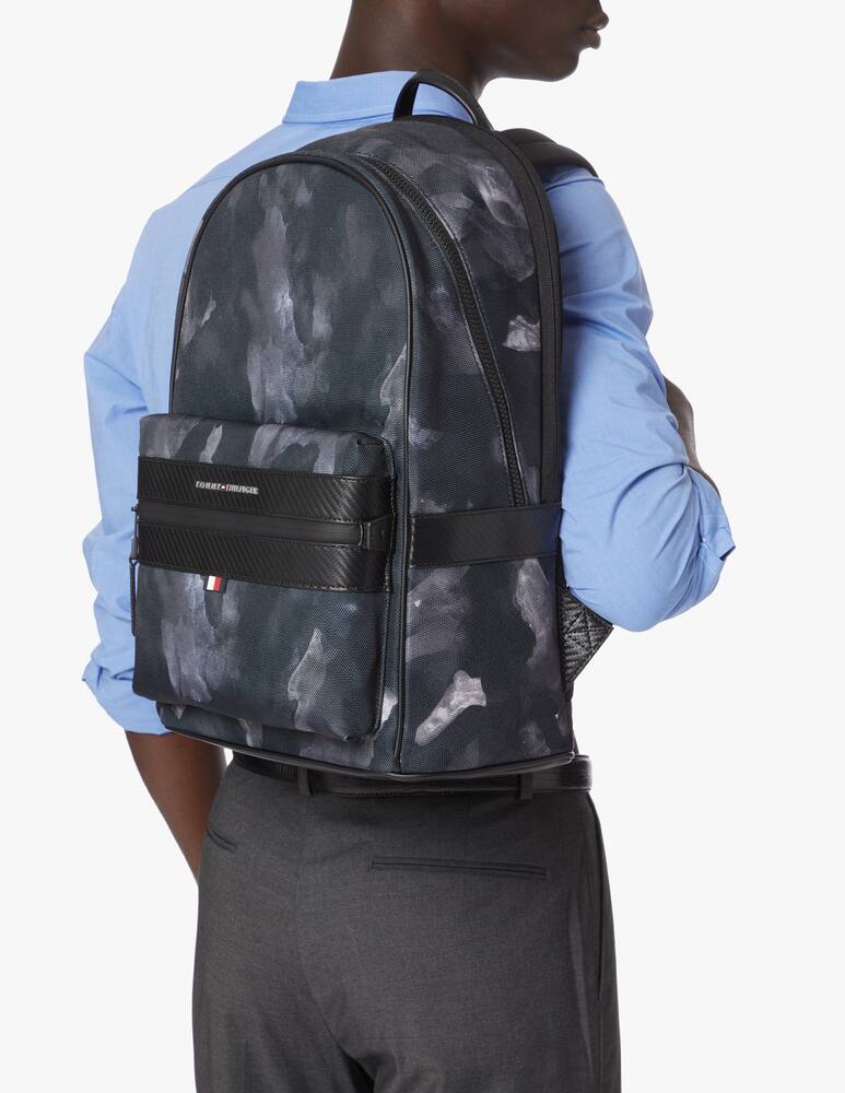 rinascente Tommy Hilfiger Nylon elevated camo backpack