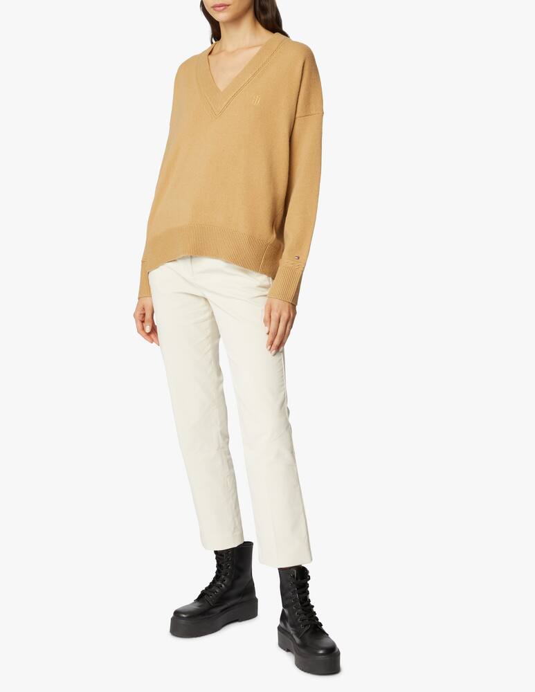 rinascente Tommy Hilfiger Maglione collo a V in misto lana 