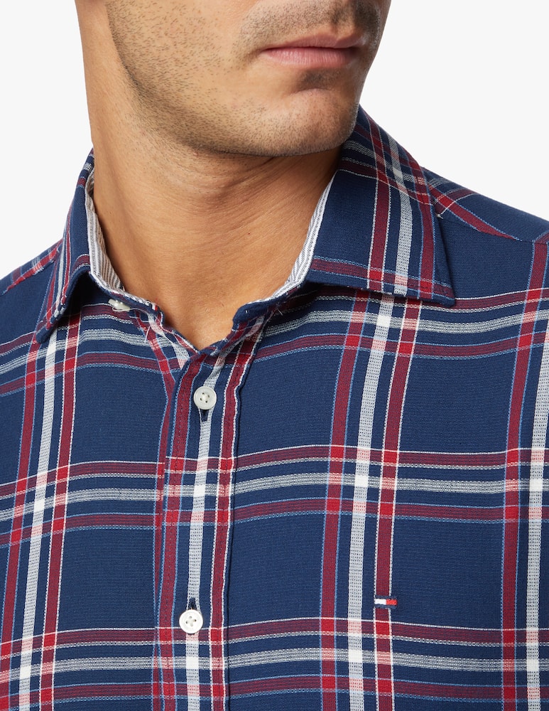 rinascente Tommy Hilfiger Check dobby regualr fit shirt