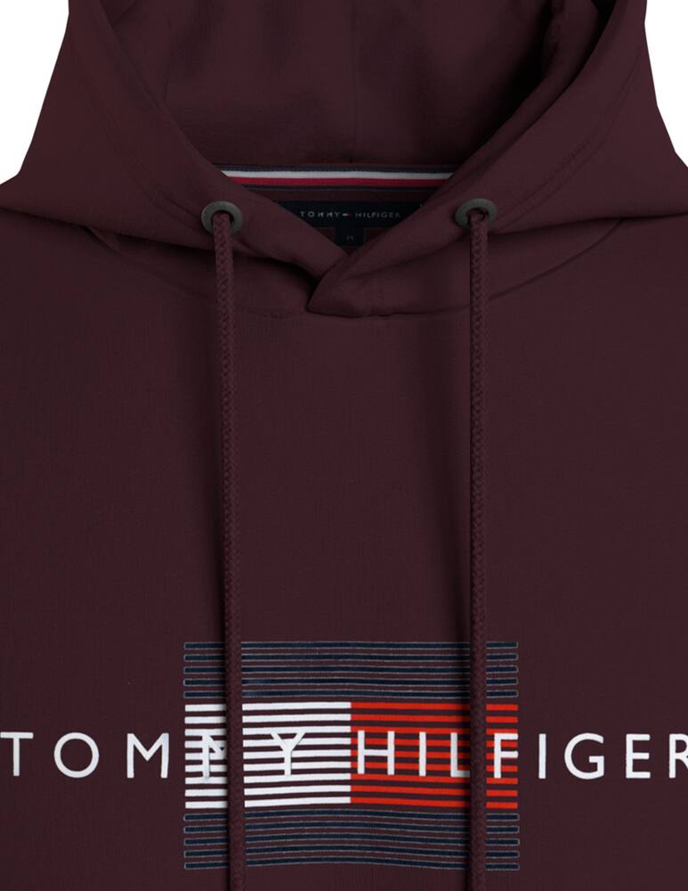 rinascente Tommy Hilfiger Felpa con cappuccio th flag lines