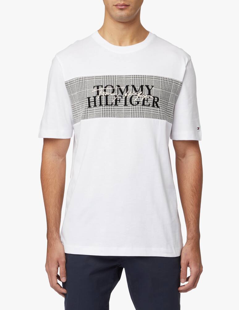 rinascente Tommy Hilfiger Check band t-shirt