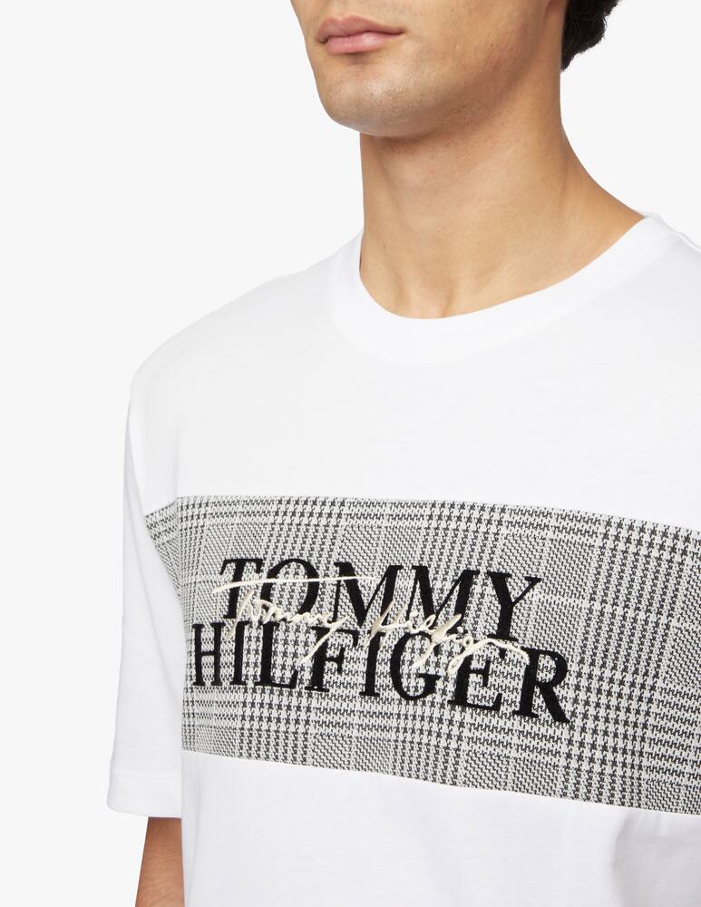 rinascente Tommy Hilfiger Check band t-shirt