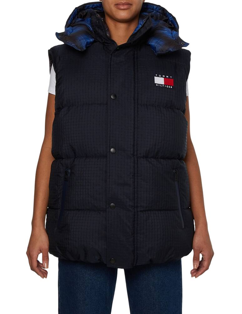 rinascente Tommy Hilfiger Reversible double check padded vest